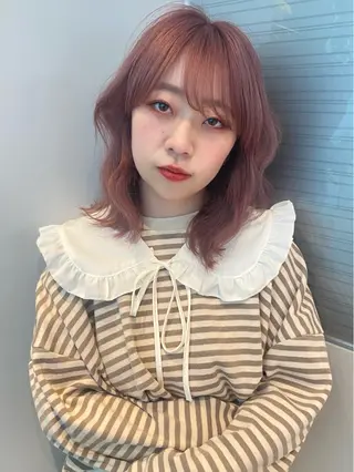 ミディアム カラー mai / linoah˚✧のヘアスタイル