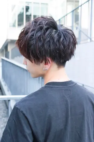 ショート パーマ メンズ Alea by  little横浜所属・💞あざと可愛い💞 児玉大地のヘアスタイル