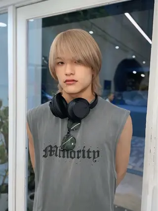 カラー ハイトーンカラー/ ケアブリーチのヘアスタイル