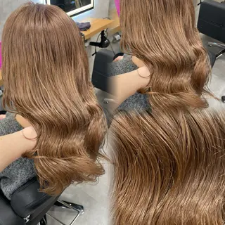 ロング カラー ヘアアレンジ 透明感カラー/推しカ ラー☁️JURAのヘアスタイル