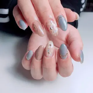 ロング ネイル ☺︎山部 志麻☺︎のネイルデザイン