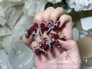 ネイル E.N🦋 長さ出し/持ち込みのネイルデザイン