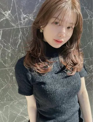 ロング カラー チダアキフミ Ash大森のヘアスタイル