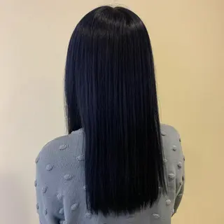 ロング カラー 吉田 悠乃のヘアスタイル