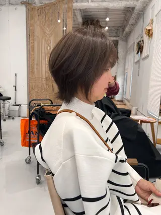 ショート ショートボブ／川崎 子安健太のヘアスタイル