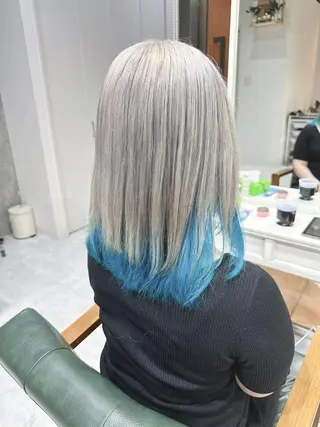 カラー モテ髪透明感❤️ デイズヘアカラーのヘアスタイル