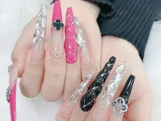 ネイル MoMoA Nail ネイル長さ出し専門店のネイルデザイン