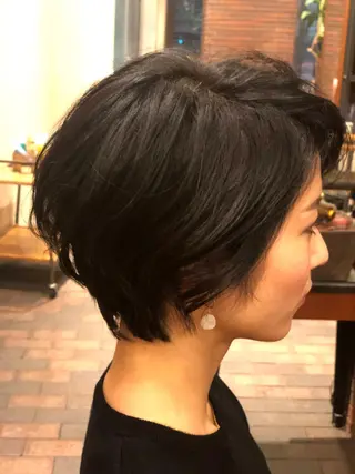 ショート カラー ヘアアレンジ トヤマ セシルヘアー神戸元町のヘアスタイル