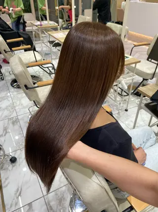 カラー hina☺︎ 髪質改善/ストレートのヘアスタイル