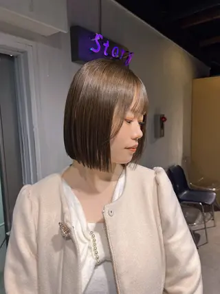 ショート NANAMI🩵 大人可愛い韓国ヘアのヘアスタイル