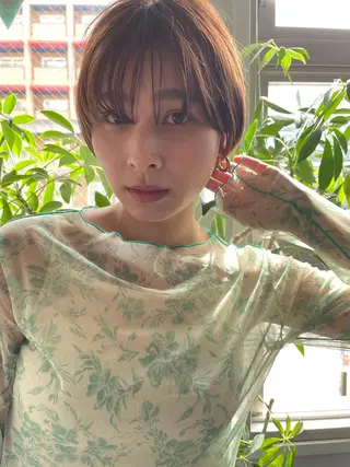 ミディアム カラー カラー指名No.1 土井新治❄️のヘアスタイル