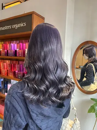 ロング カラー ハイトーン/透明感 カラー/下出有沙のヘアスタイル