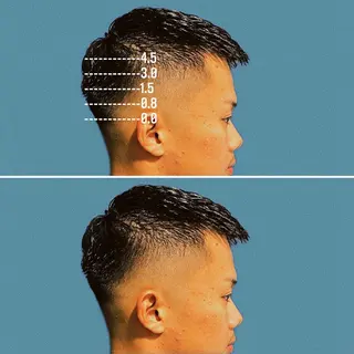 ショート カラー パーマ メンズ &CREW スタッフのヘアスタイル