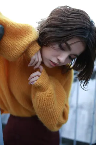 ミディアム カラー パーマ ヘアアレンジ メンズ キッズ ネイル マツエク・マツパ premier modelsのヘアスタイル