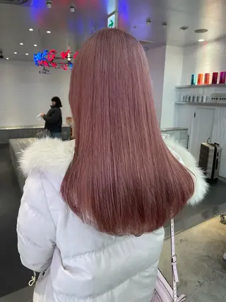 セミロング 🌿艶ハイトーン/ 似合わせヘア/ショウのヘアスタイル