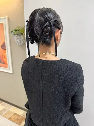 セミロング ヘアアレンジ ヘアアレンジ支持率 No.1🥇RIKOのヘアスタイル