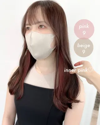 カラー 🎀モモ🎀 透明感カラーモデルのヘアスタイル