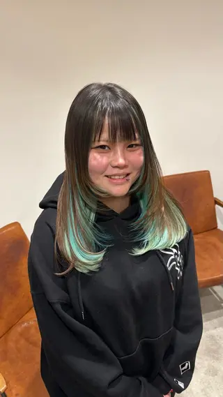 セミロング 梅田美容室/カット /Maoのヘアスタイル