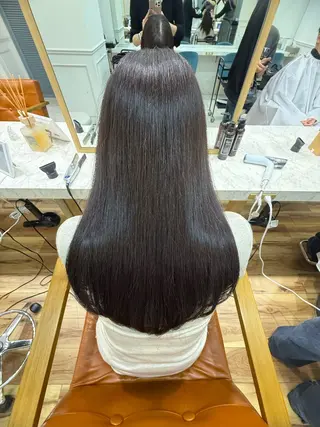 ロング 木村 咲花のヘアスタイル