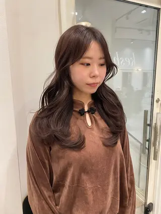 セミロング keshiki大名所属・Keshiki大名 安部 真輝のヘアスタイル