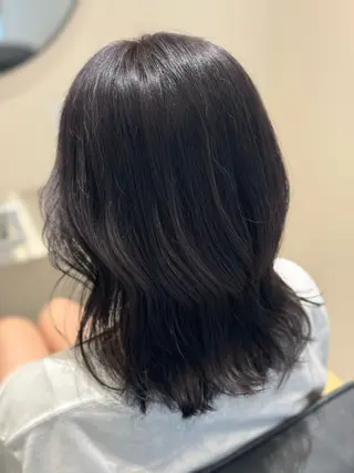 セミロング 黒島優香🦋 /縮毛矯正/髪質改善のヘアスタイル