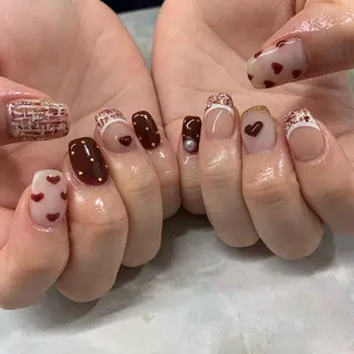 ネイル アイブロウ pu muのネイルデザイン