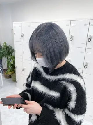 カラー 艶髪/韓国レイヤー 🤍Houtoのヘアスタイル