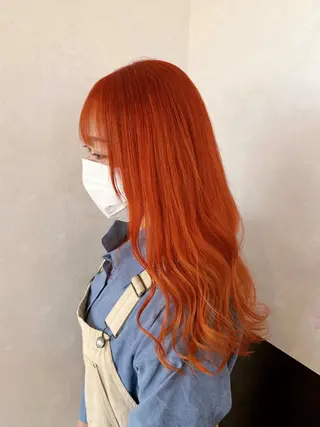 カラー nehus nagaoka所属・🖤複雑履歴ブリーチ Mizuki 🖤のヘアスタイル