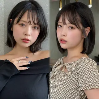 ショート レイヤー/顔周り /ボブ/銀座/サラのヘアスタイル