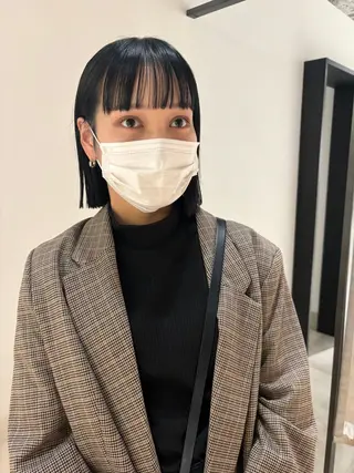 ショート カラー やまもと さえのヘアスタイル