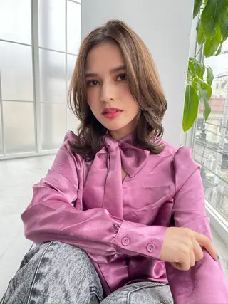 ミディアム 🫧今野 里歩🫧のヘアスタイル