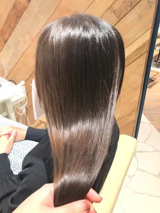ロング カラー 🧡艶髪・ゆるふわ style💛ミユのヘアスタイル