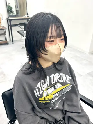 ミディアム レイヤー ハイトーン 暖色⭐︎KANAKOのヘアスタイル