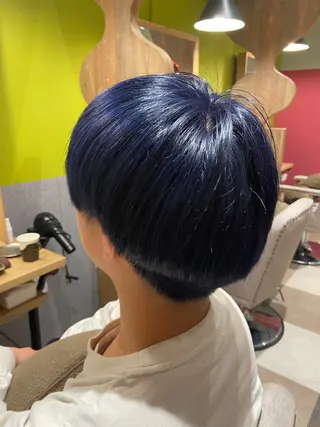 ショート Moana Lua所属・ブリーチカラー‎🩵 YUANのヘアスタイル