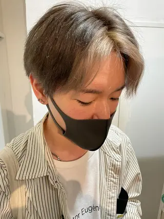 ショート センターパート/ ニュアンスパーマ正樹のヘアスタイル