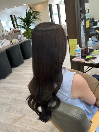 ロング カラー 中野  淳のヘアスタイル