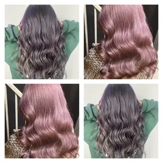 ロング カラー ヘアアレンジ 🎀推し活ヘアー🎀 Yuuna🐰💖のヘアスタイル