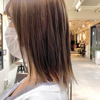 ミディアム カラー ヘアアレンジ tane.所属・【ダメージレス施術】 【透明感】北村 拓也のヘアスタイル