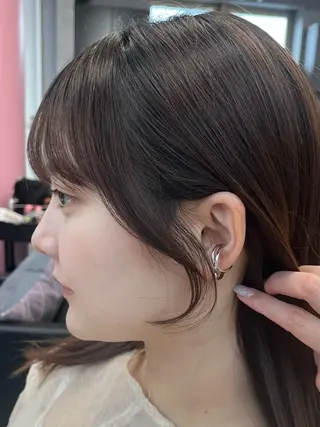 セミロング ｊｏｕｅｒｍ所属・透明感/グレージュ /韓国レイヤー🪽のヘアスタイル