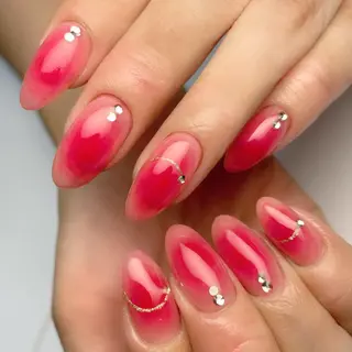 セミロング ネイル 下妻市ﾈｲﾙｻﾛﾝ M_styleのネイルデザイン