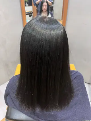 セミロング パーマ 5:8所属・吉祥寺【髪質改善カラ ー/ブリーチ】藤井のヘアスタイル