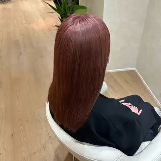 セミロング miku/ 和歌山/艶髪カラーのヘアスタイル