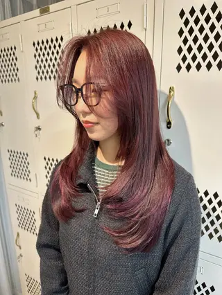 ロング 韓国ヘア🦢🖤 Sayumiのヘアスタイル