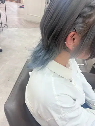 セミロング MIRA/梅田美容室 ブリーチ得意/ツグミのヘアスタイル