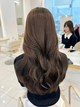 ロング カラー 名古屋/縮毛矯正/ 島原　由璃のヘアスタイル