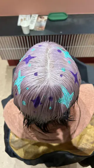 ショート カラー cope’u ROWEN所属・🪽デザインカラー/ ブリーチ/陽向🪽のヘアスタイル