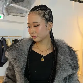 ロング ヘアアレンジ 心斎橋美容師 fumikaのヘアスタイル