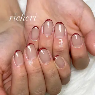 ミディアム ネイル richeri beautyのネイルデザイン