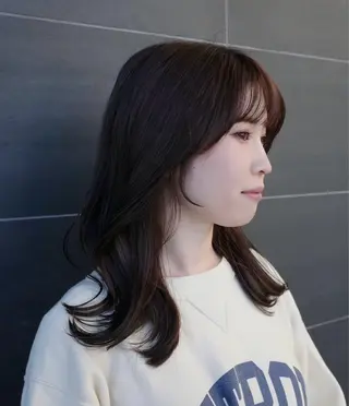 ロング 心美/色落ちまで 可愛い透明感カラーのヘアスタイル