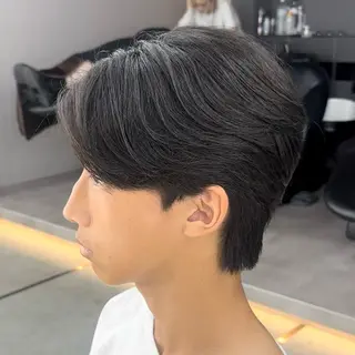 ミディアム パーマ メンズ 【池袋店 店長】伊藤 昂樹/曲がる縮毛矯正のヘアスタイル